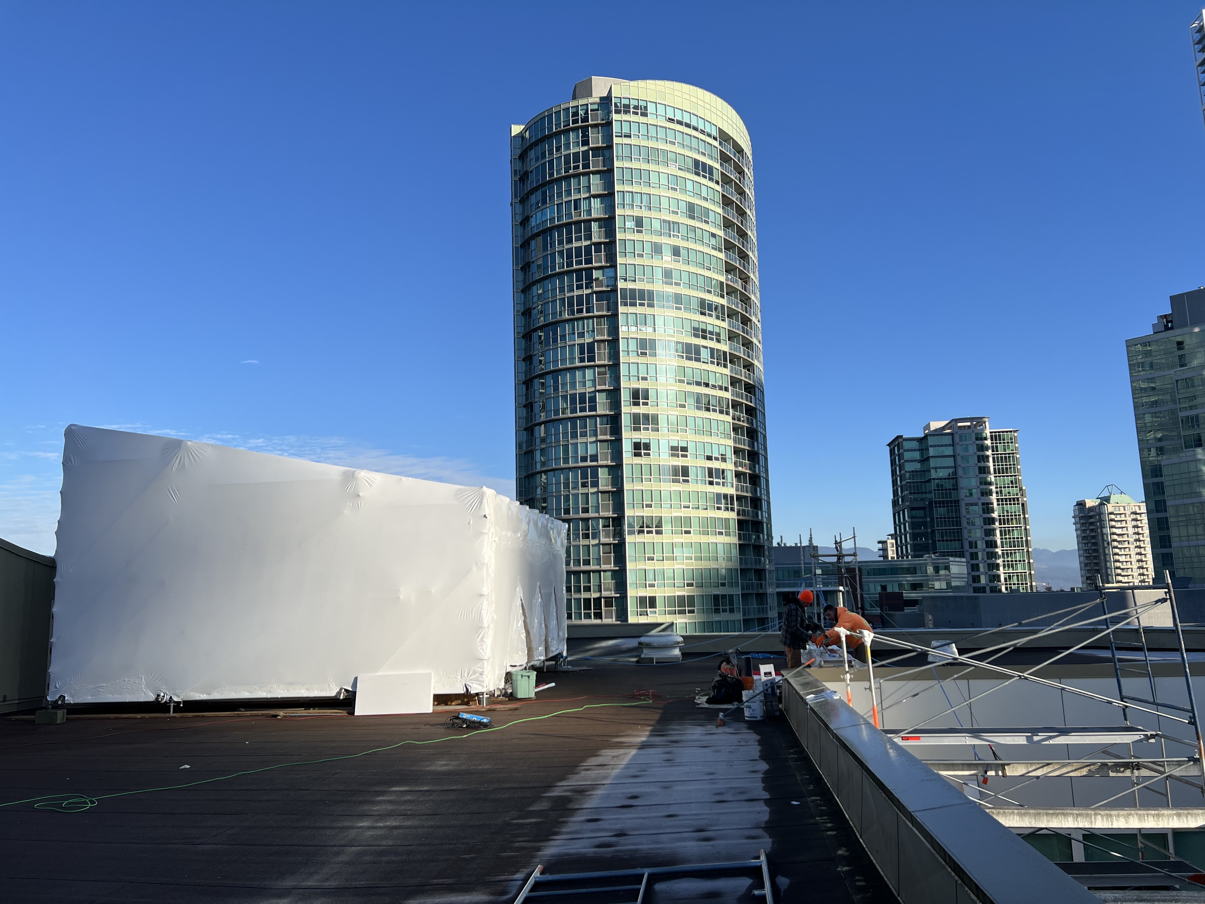 Skylight and roof cladding project